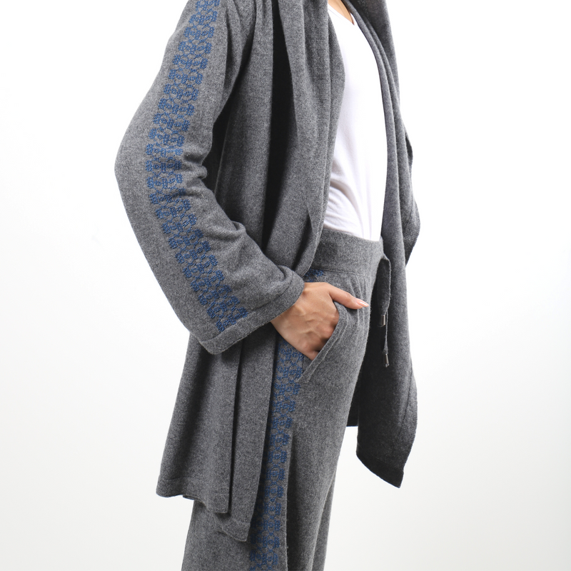GRAY CASHMERE SWEATPANTS | BEEHIVE