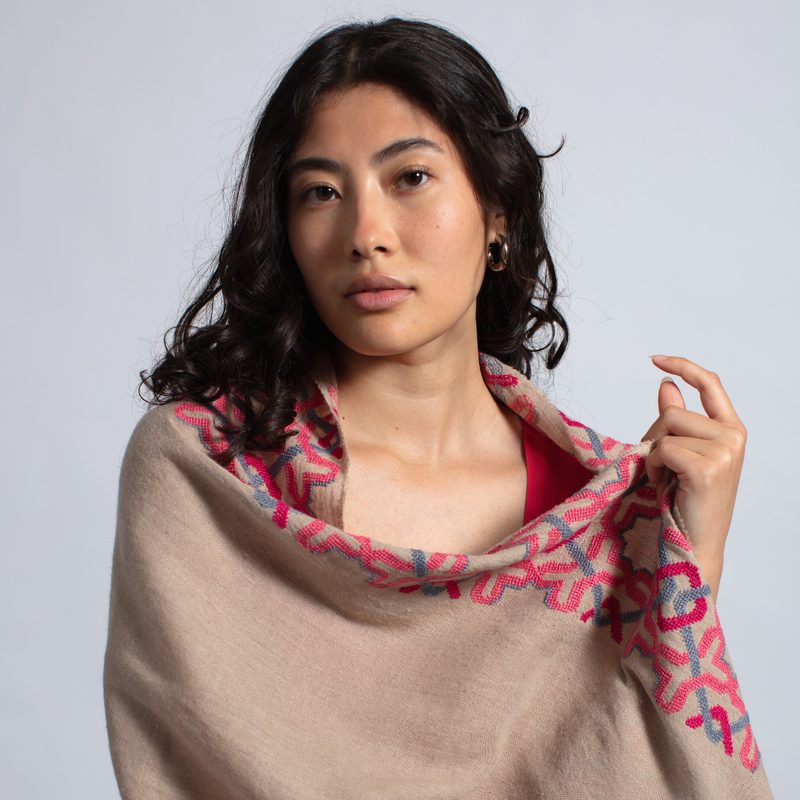 SEP Team working hard on the Winter 2015 Scarf Collection