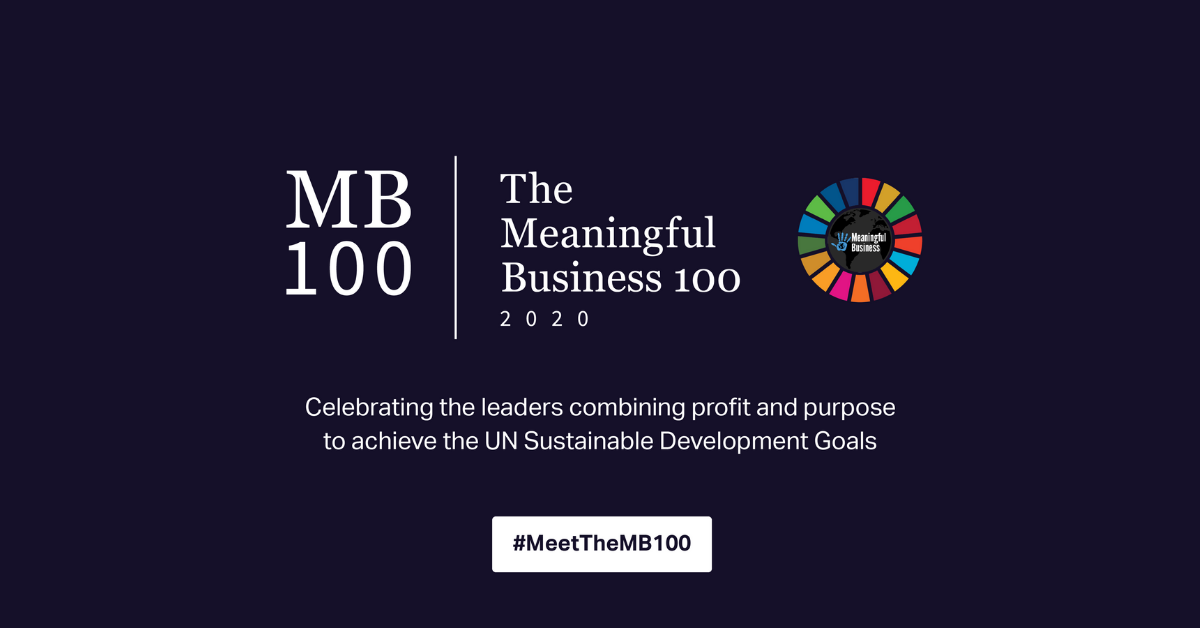 The Meaningful Business 100 for 2020 have been announced: