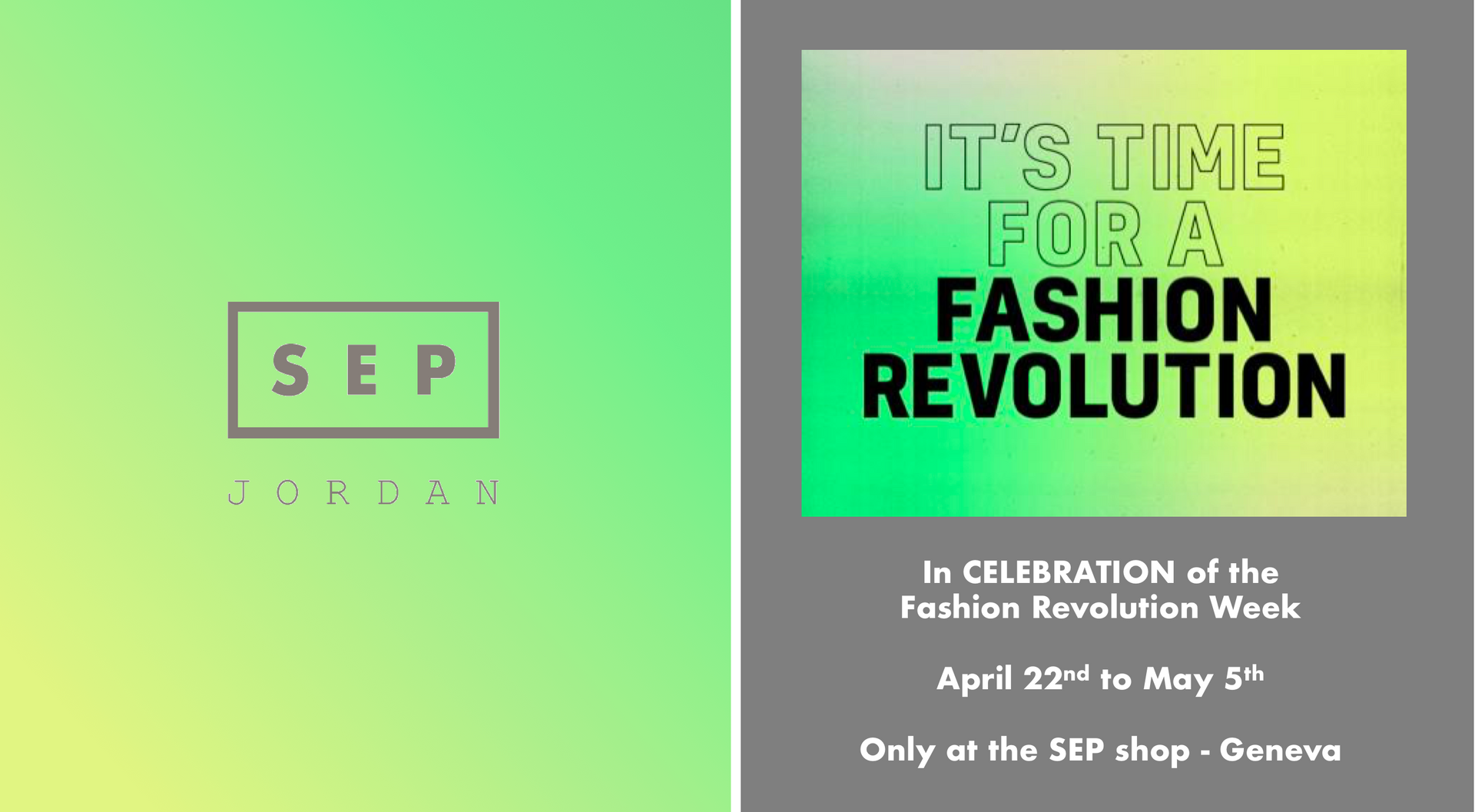 SEPpers' Fashion Revolution