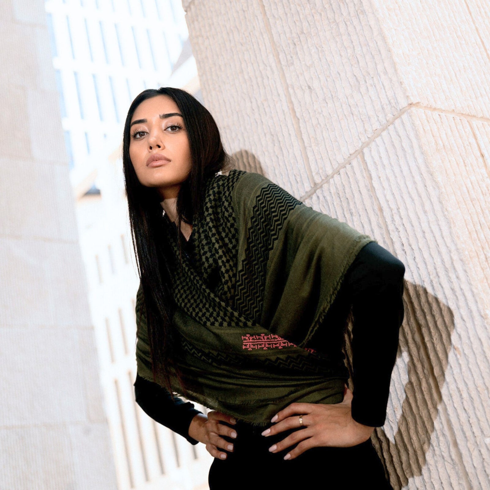 2 pink 2 gray corners