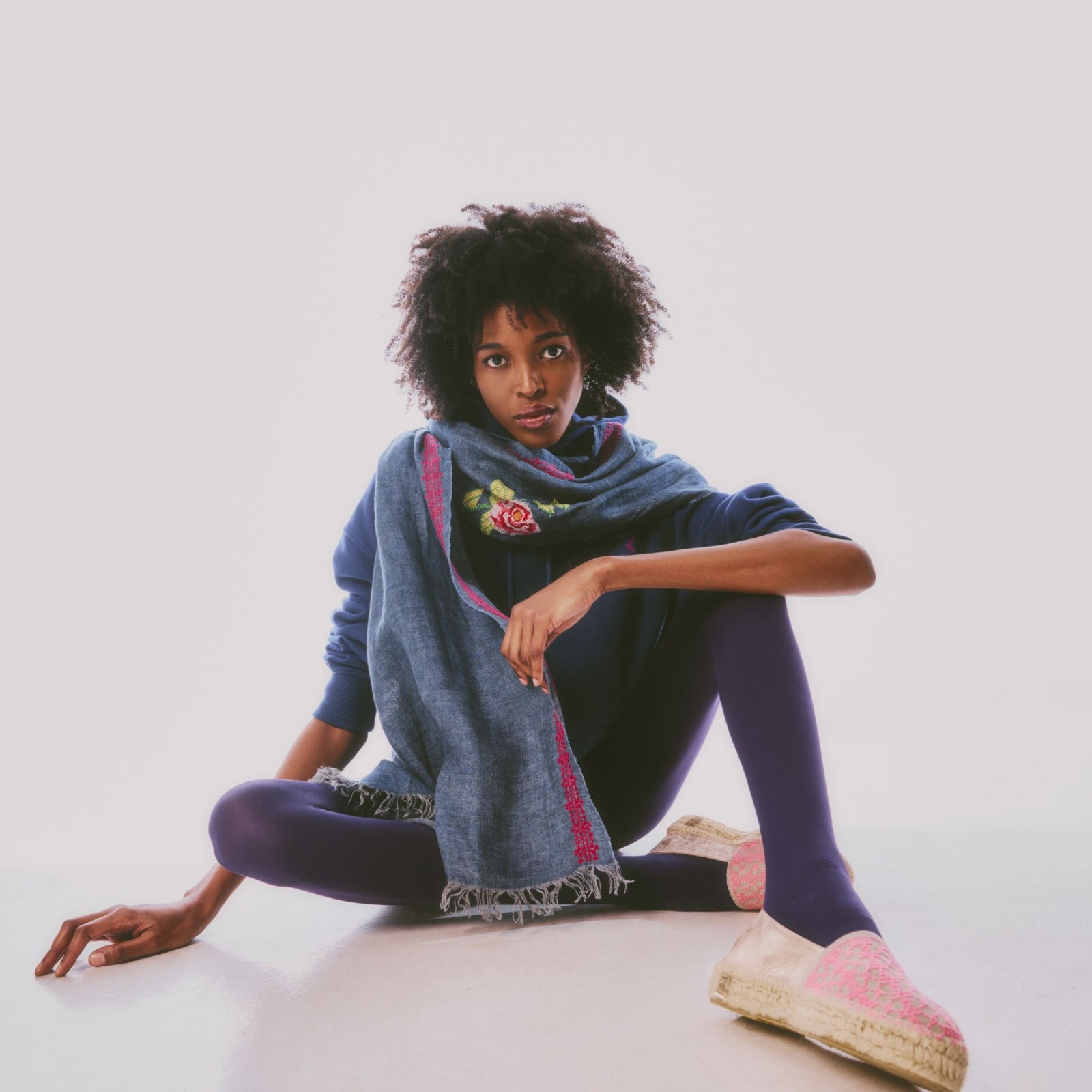 LINEN ESPADRILLES | BEEHIVE BABY PINK