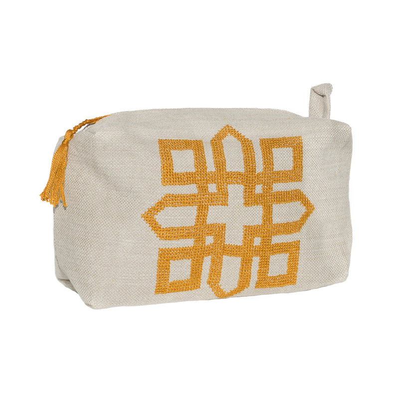 COTTON & LINEN BEAUTY CASE BOJ