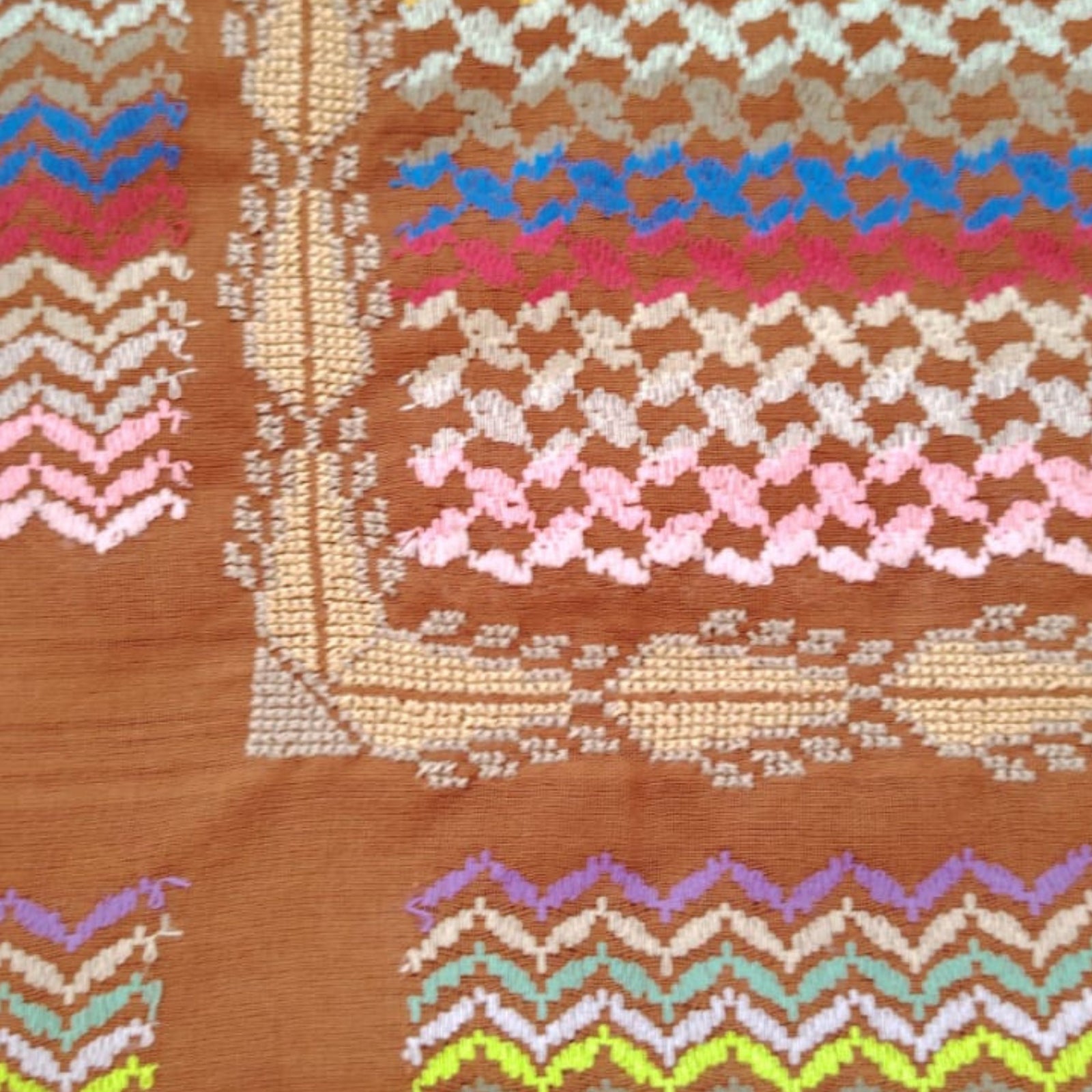 MULTICOLOR COTTON KEFFIYEH