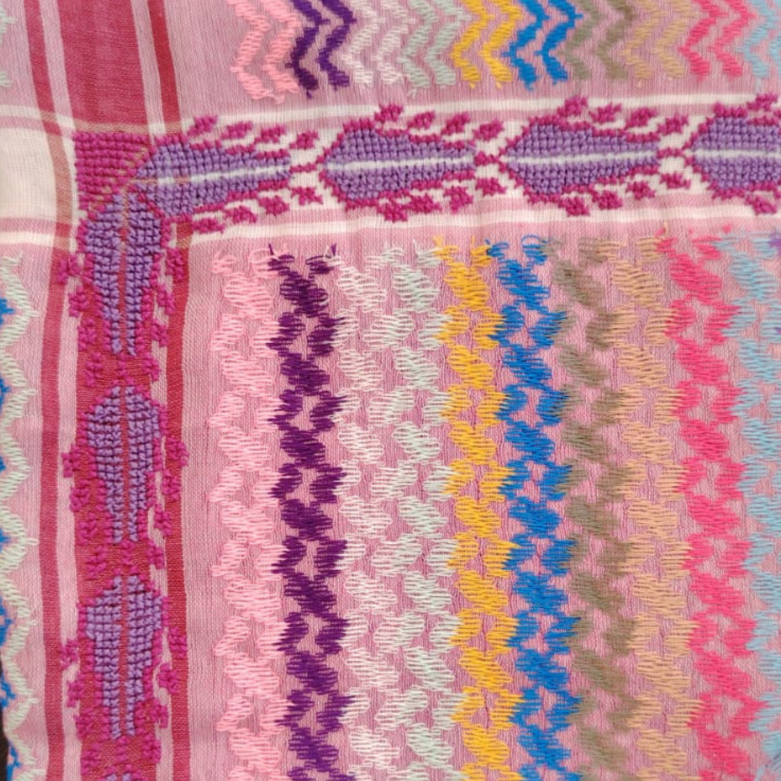 MULTICOLOR COTTON KEFFIYEH