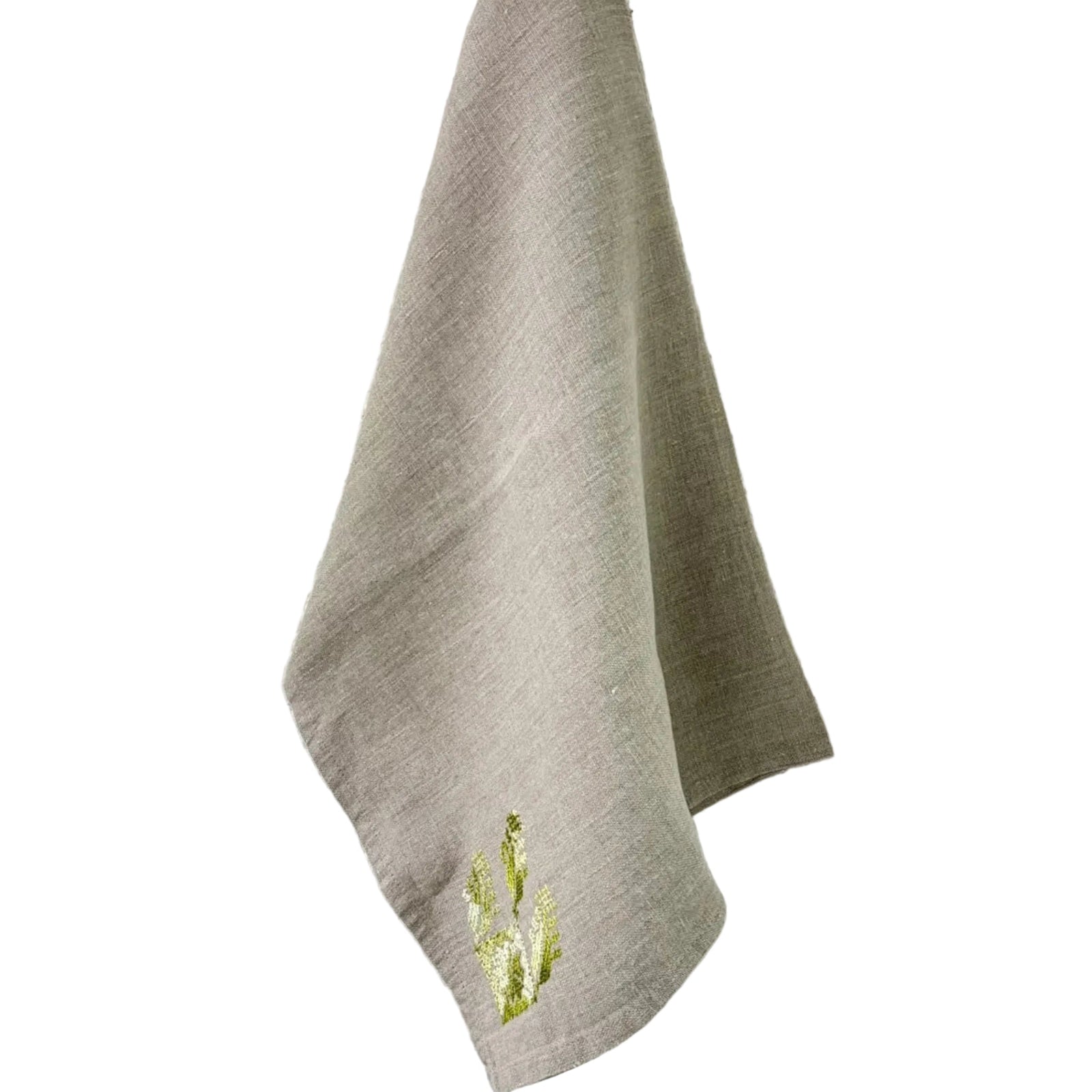 Moss Green Embroidery