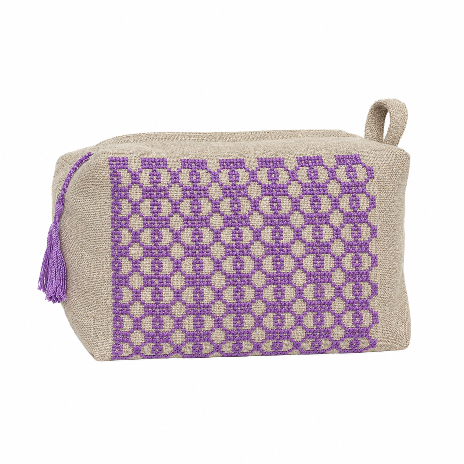 LINEN BEAUTY CASE BEEHIVE