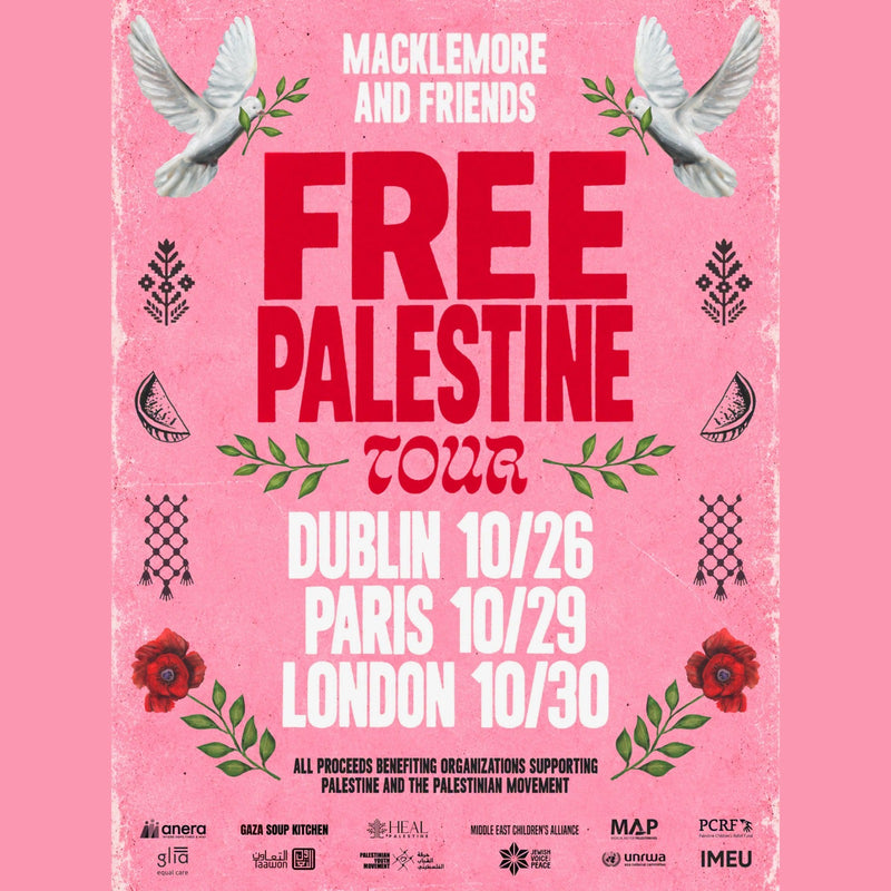 SEP × MACKLEMORE & FRIENDS FREE PALESTINE TOUR - PARIS MINI KEFFIYEH