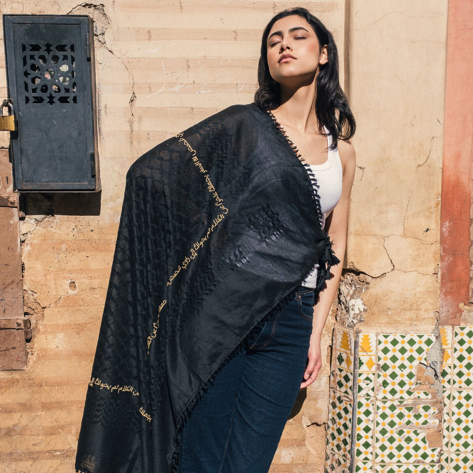 BLACK IBN BATTUTA SPECIAL EDITION KEFFIYEH