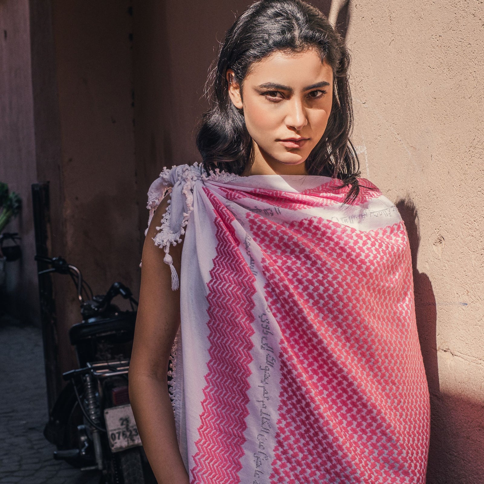 PINK IBN BATTUTA SPECIAL EDITION KEFFIYEH