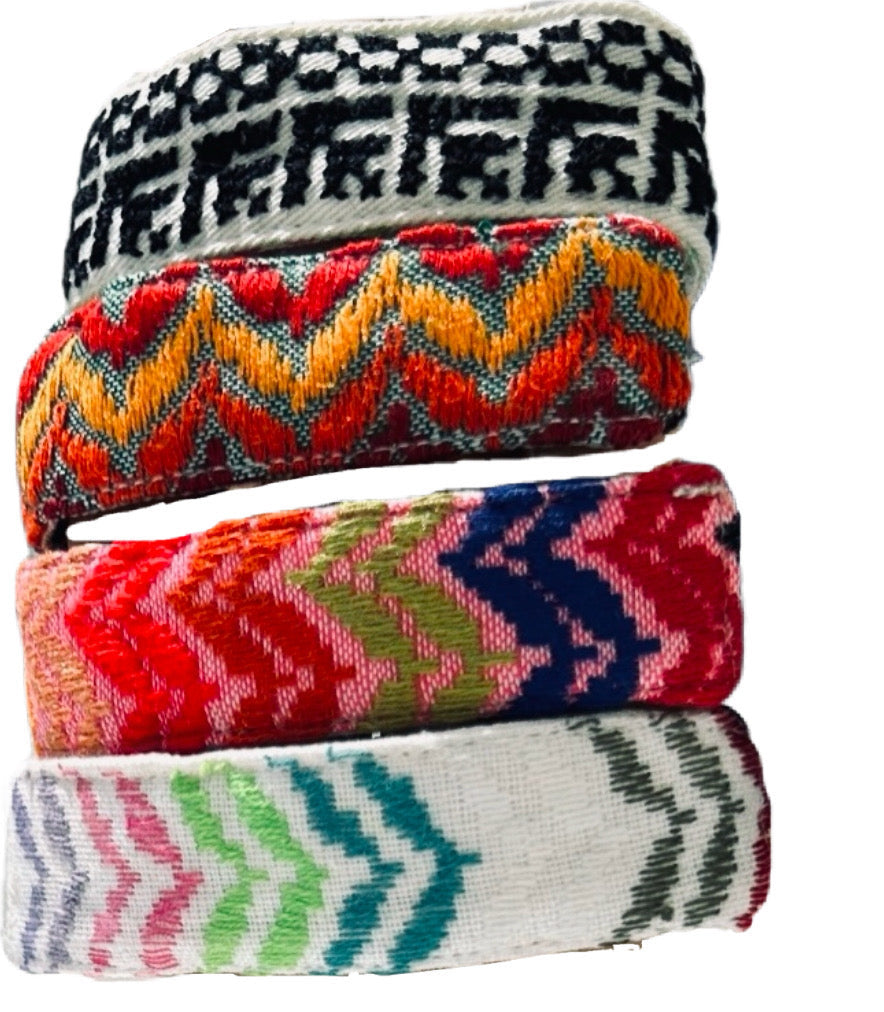 KEFFIYEH EMBROIDERED BRACELET