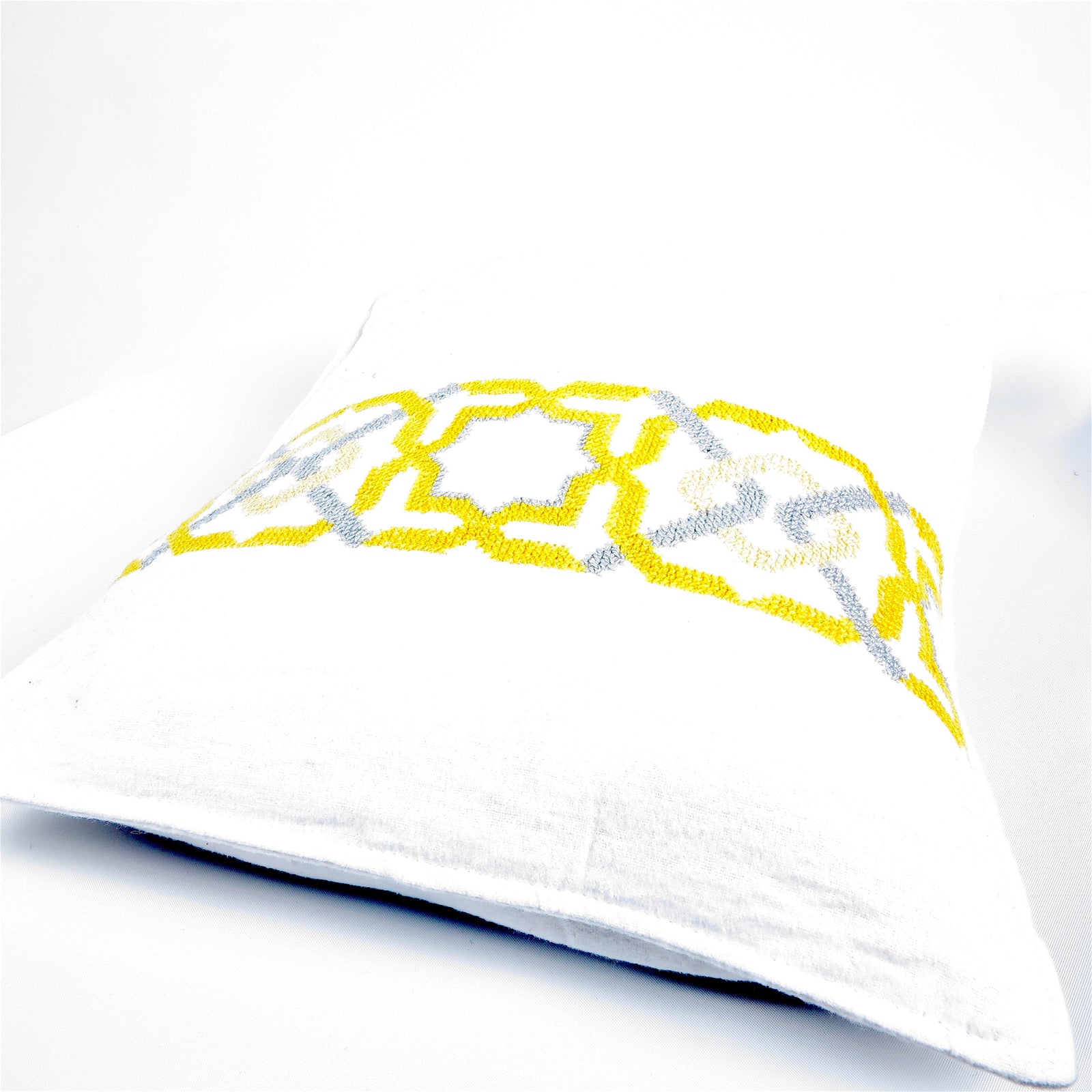 WHITE COTTON BABY CUSHION COVER ALHAMBRA®