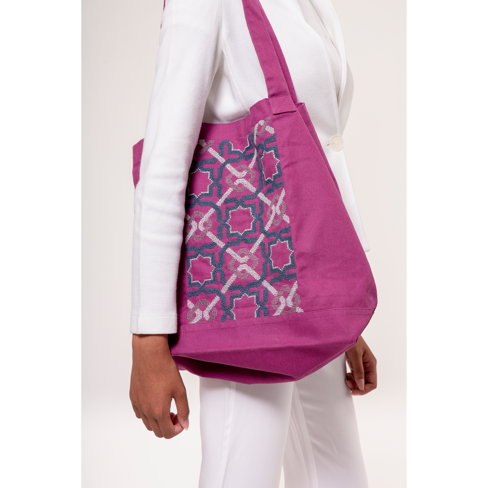 PURPLE CANVAS BAG SDG#10